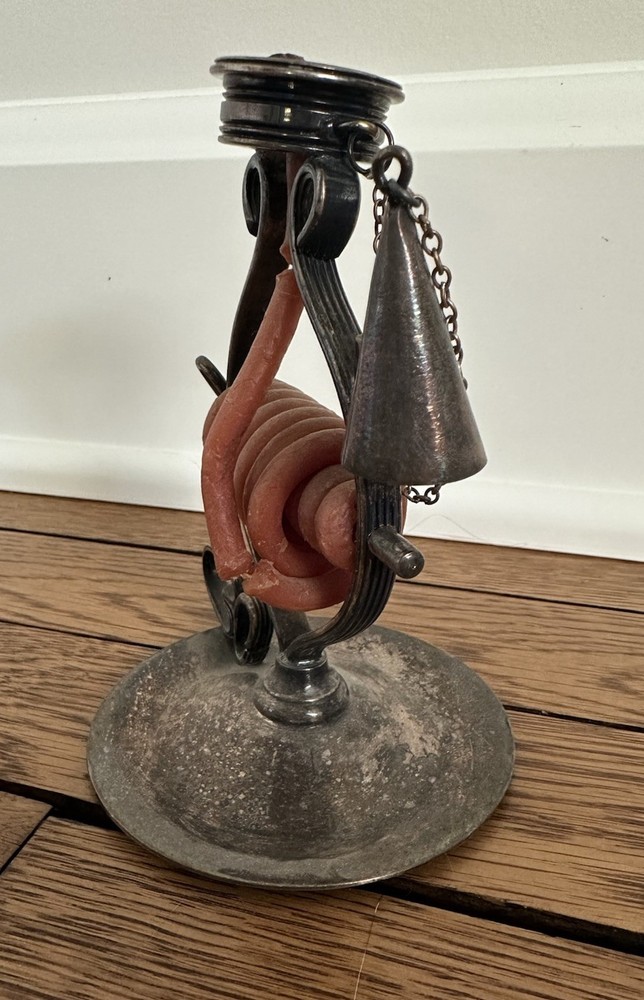 Vintage Silver Plated Wax Jack