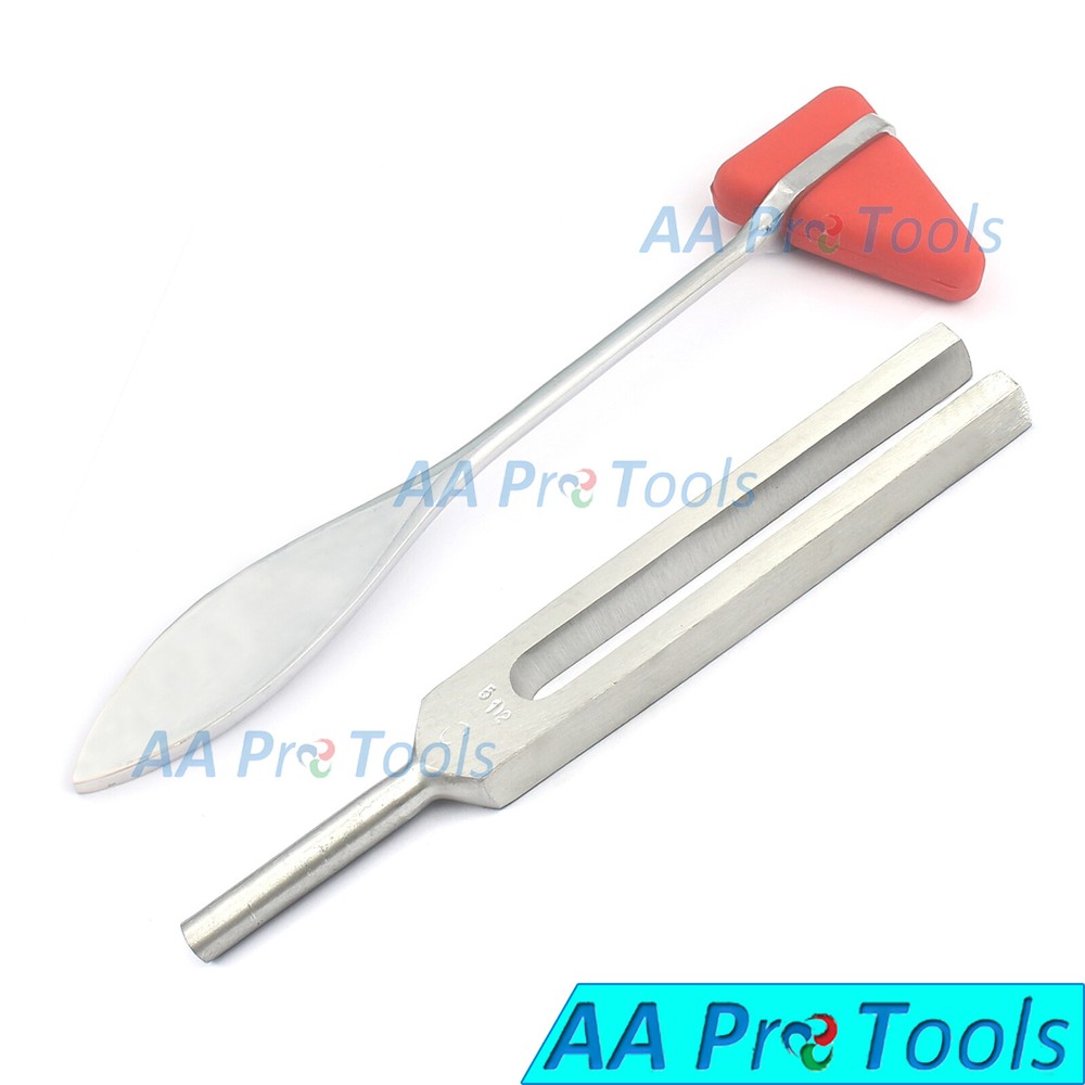 Tuning Fork 512c with Taylor Hammer Ent Exam Diagnostic Instruments