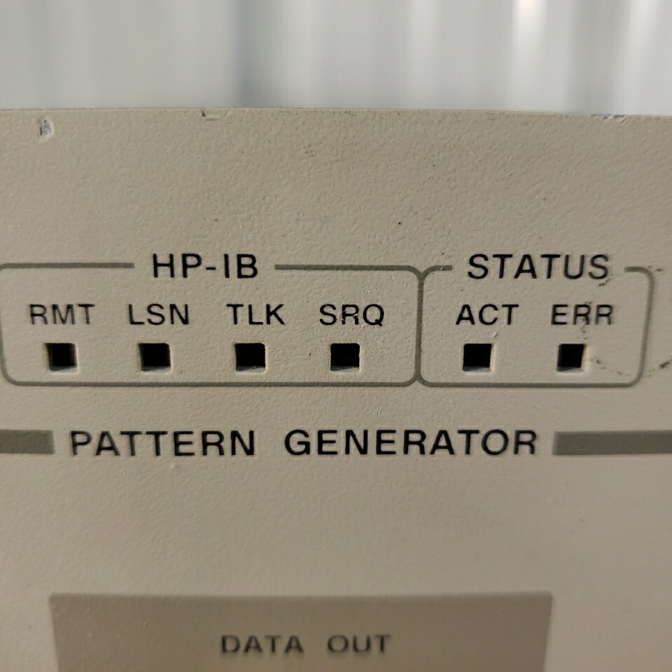 HP 70841A Pattern Generator Range 0.1-3 Gbit/s Hewlett-Packard 15dBm Max HP-IB
