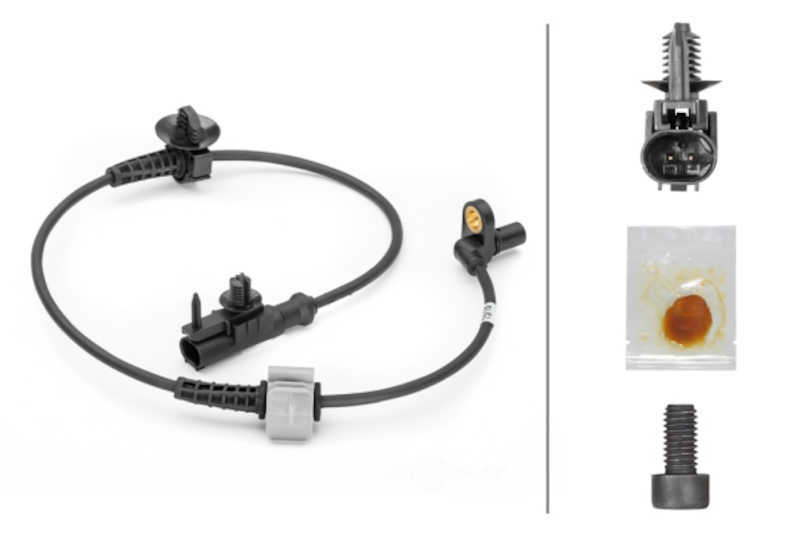 ABS Wheel Speed Sensor Hella 230040421