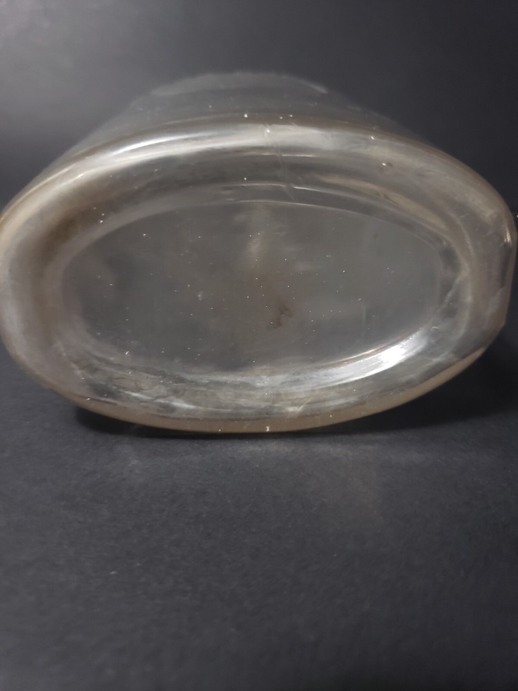 Antique Registered Full Quart Bottle Flask