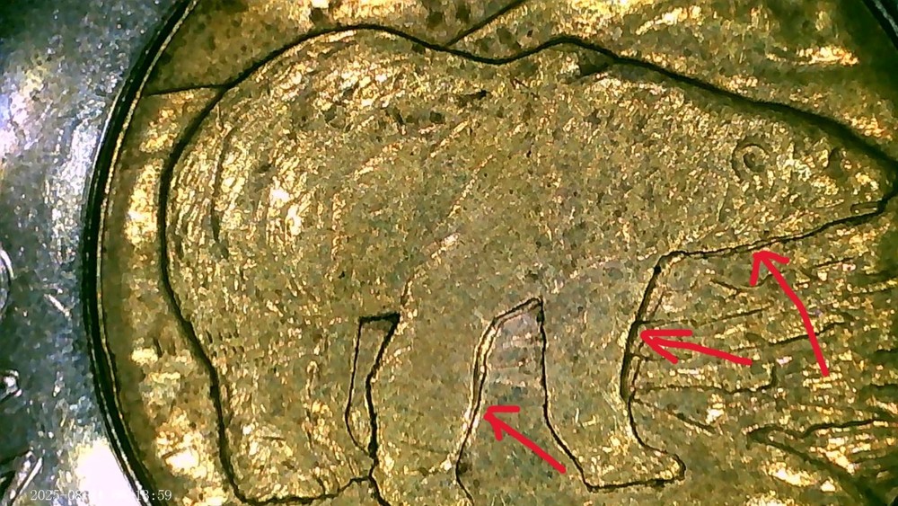 Error Canada 2018 $2 Toonie - Double Strike As Shown
