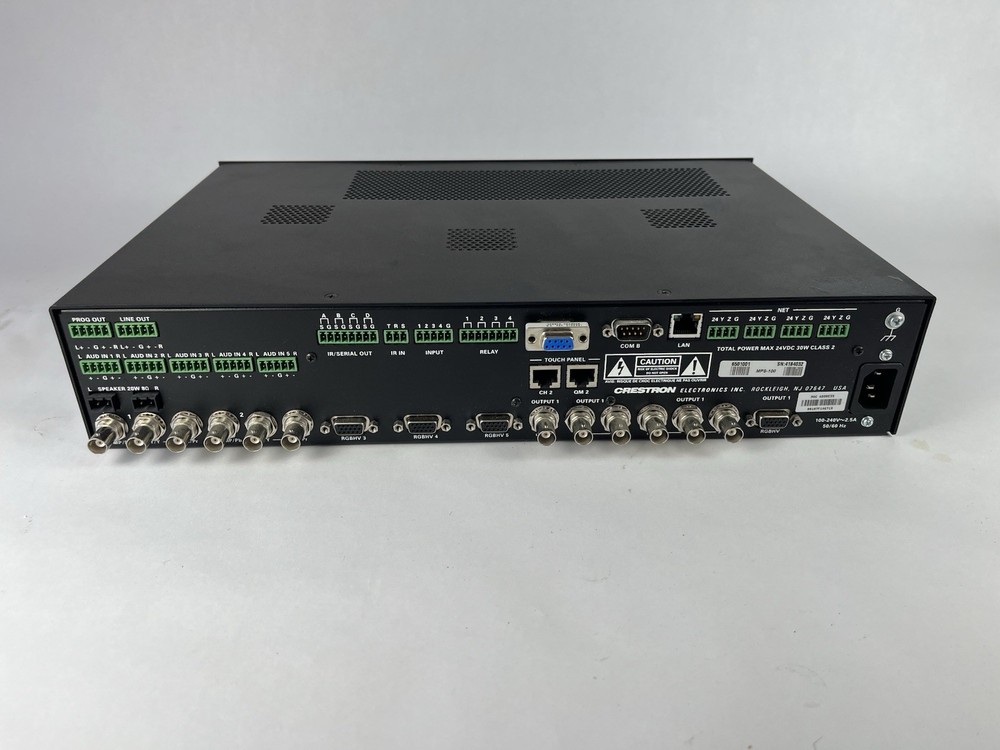 Rack Mountable Crestron MPS-100 / Multimedia Presentation System Tested Working