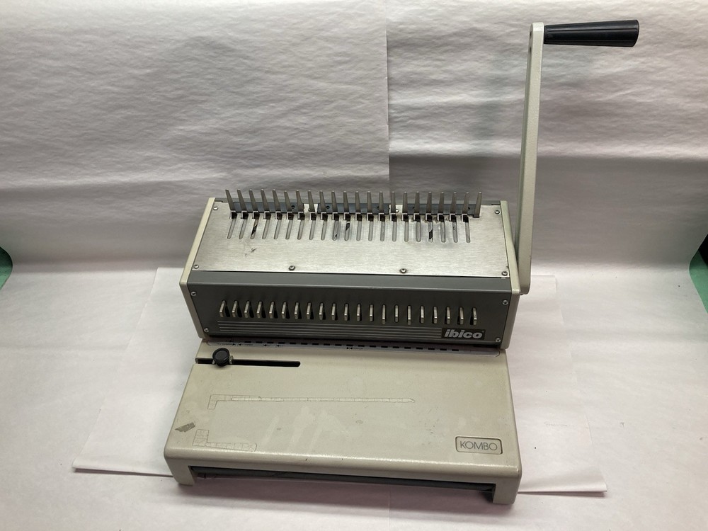 Ibico,Model Kombo,Manual Comb Binding Machine Book Binder Heavy Duty