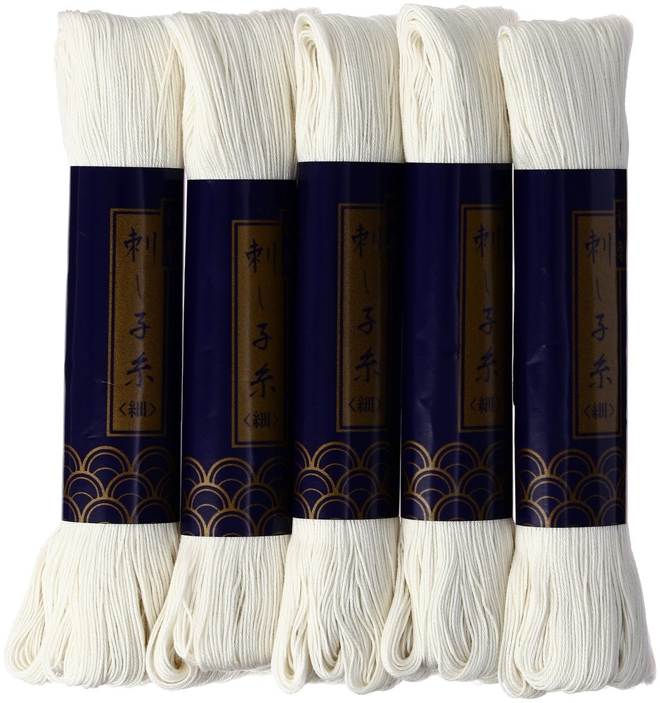 Sashiko Thread-Thin 170m 5X1 Unbleached