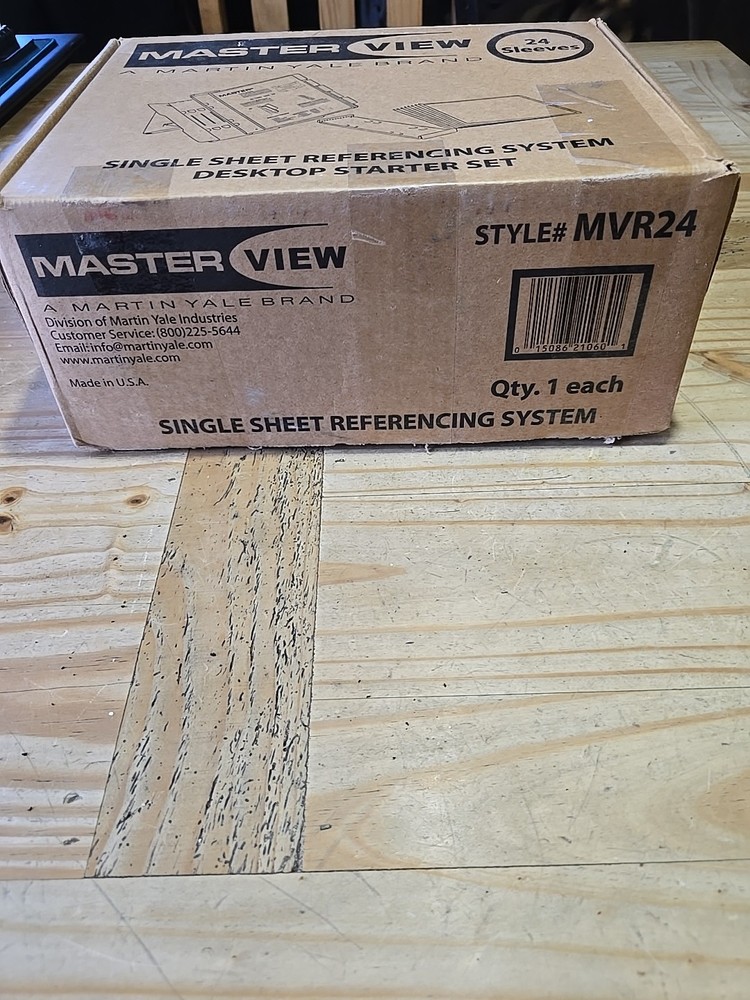 Martin Yale Master View MVR24 Desktop Reference System Starter Set, ​24 Sleeves
