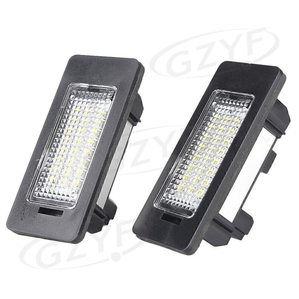 2 X White LED License Plate White Light Fit BMW E39 E60 E70 E82 E90 E92 F30