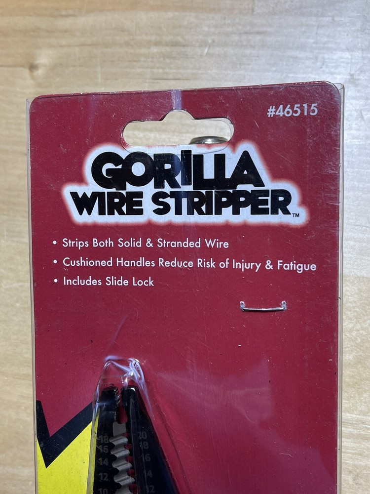 King Innovation 46515 Gorilla Wire Stripper/Cutter with Handle Lock