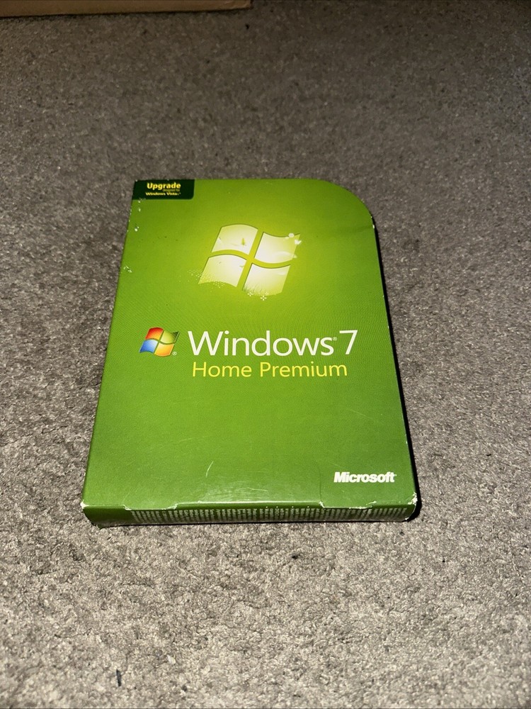 Microsoft Windows 7 Home Premium Upgrade 32 Bit and 64 Bit DVDs MS WIN