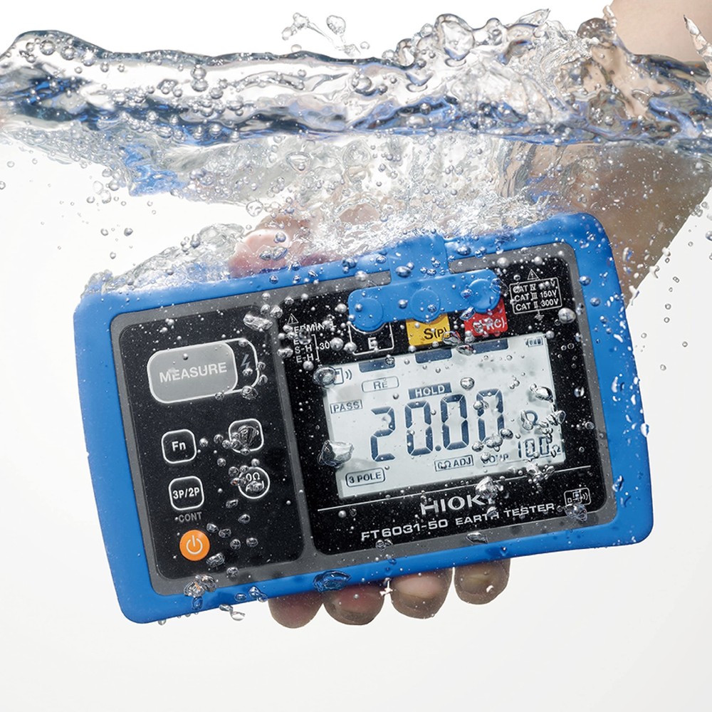 HIOKI FT6031-50 Earth Resistance Meter Waterproof Type Bluetooth From JPN