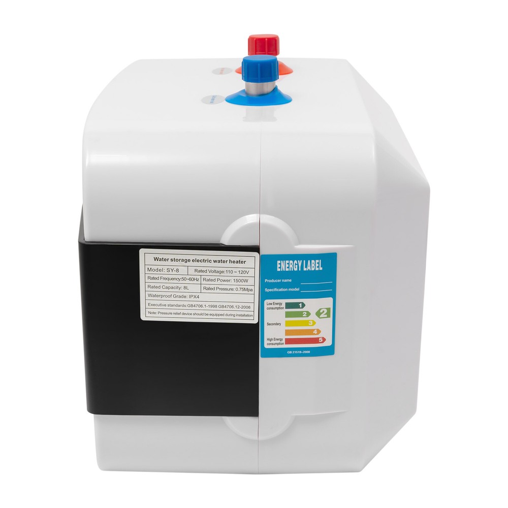 6L/1.58 Gallon Under Sink Electric Water Heater Mini-Tank Water Heater 1500W US