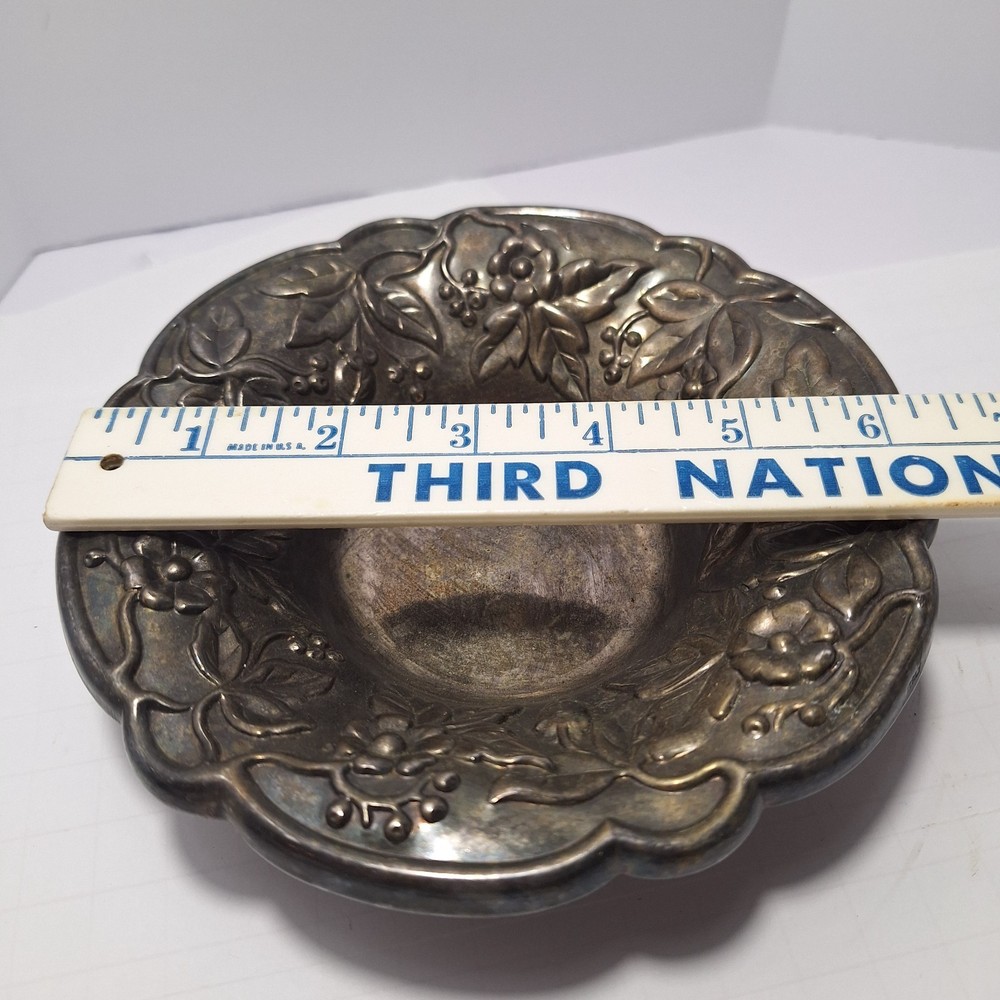 silver plate bowl