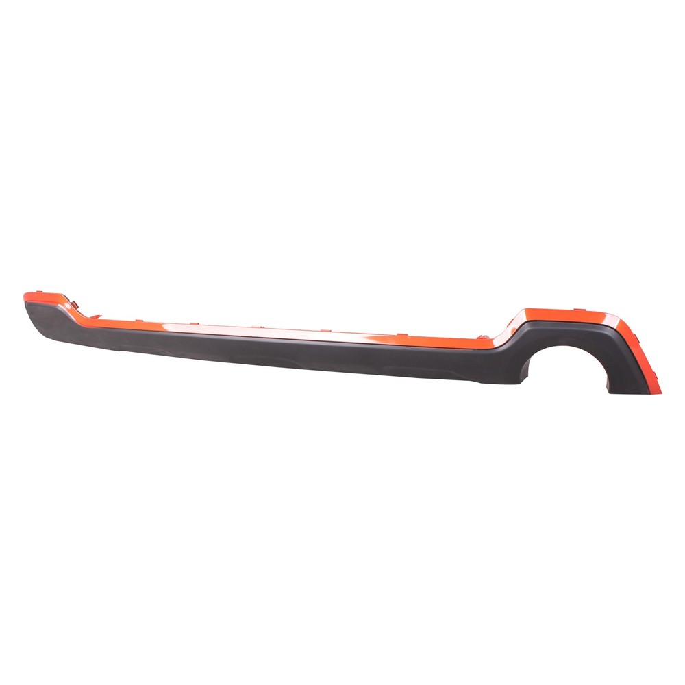 Replacement Orange Painted/Textured Polypropylene Rear Lower Valance Panel