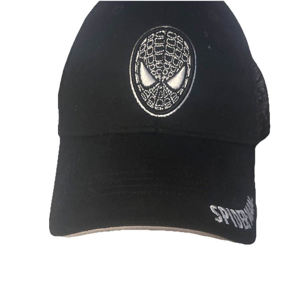 Marvel Spider-Man Black Mesh Hat Universal Studios Promotional