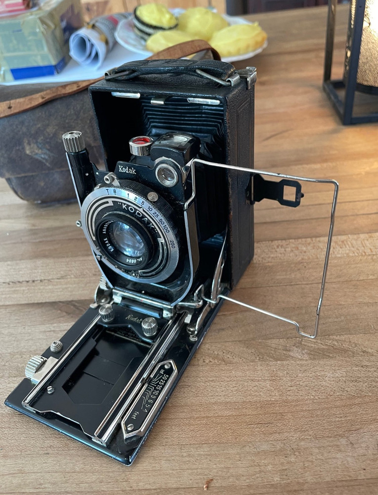 Rare Kodak A.G. Germany, Stuttgart, Camera with case, my collection to your's.