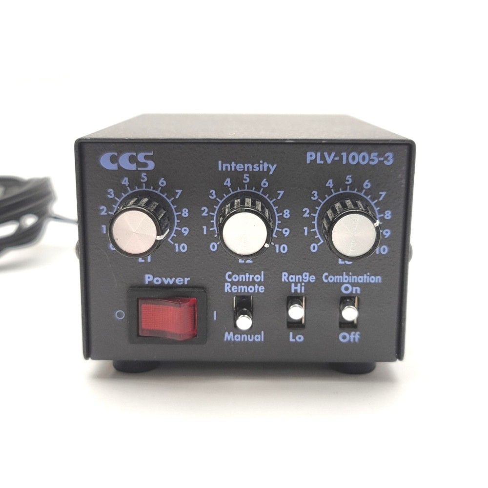 CCS PLV-1005-3 Machine Vision 3x Light Controller 110VAC Input, 5VDC Output
