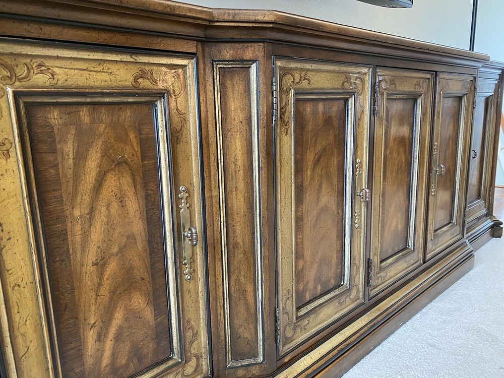 Vintage Drexel Heritage Sketchbook Credenza Sideboard Buffet