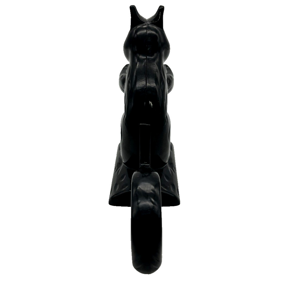 Vintage Metal Squirrel Nutcracker Black Lever Tail Old Time Collection