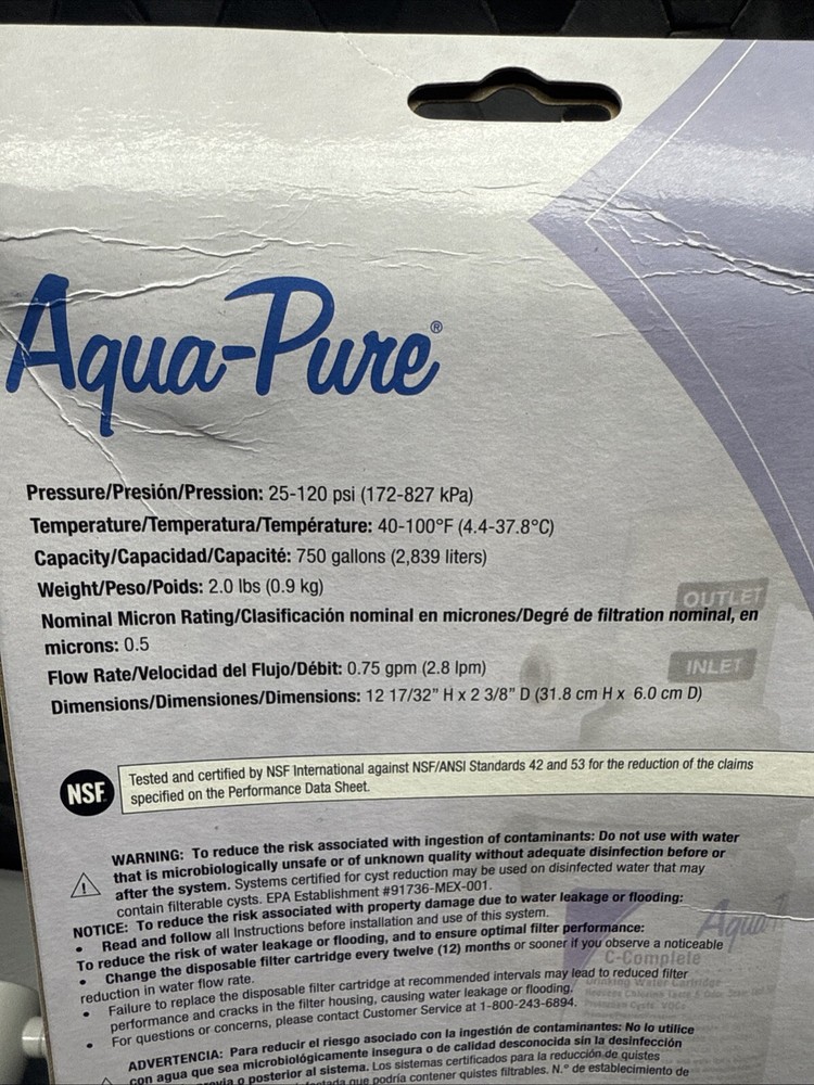 3M AQUA-PURE DRINKING WATER SYSTEM