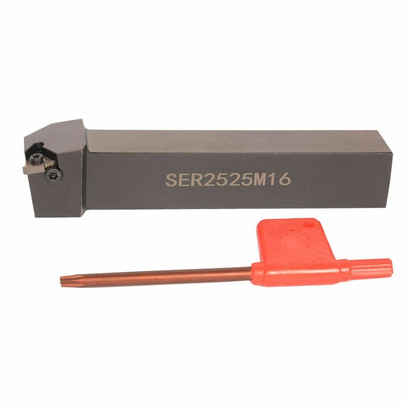 SER 2525M16 25mm CNC Lathe Threading Turning Tool Holder For 16ER AG60 Insert