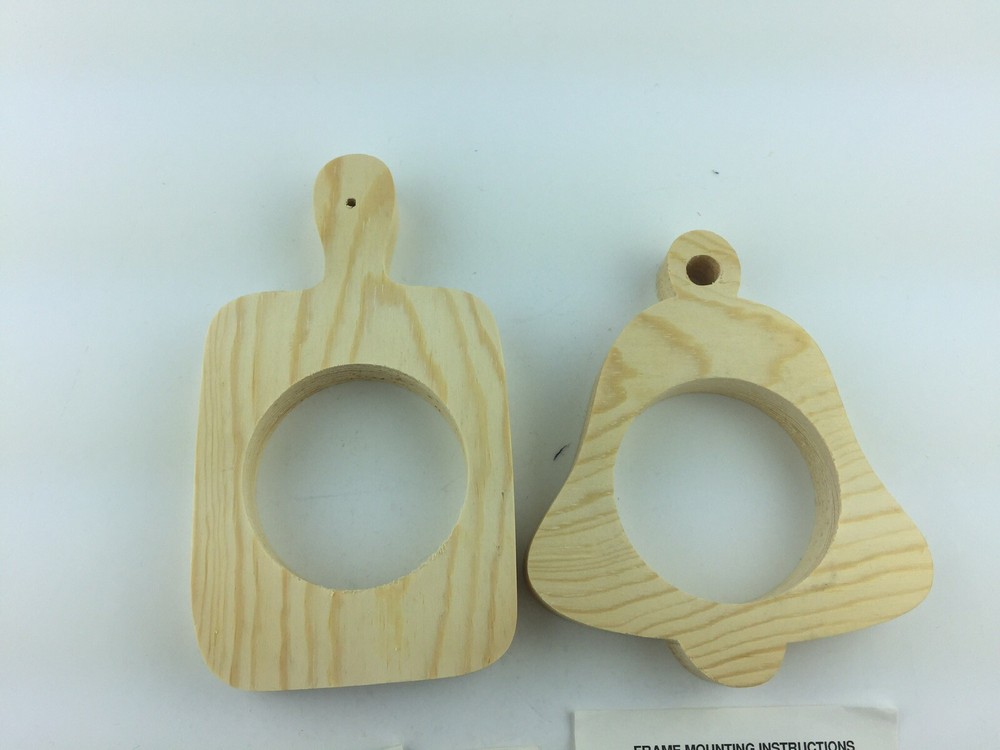 Hornbook And Bell Finishing Frame For Cross Stitch Projects With Patterns