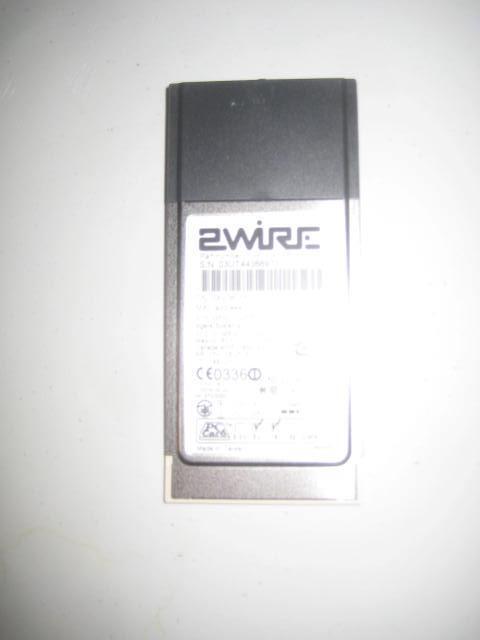 NEW 2WIRE Wi-Fi WIRELESS NETWORK (802.11g) PC CARD COMPUTER 1000-100016-002 CASE