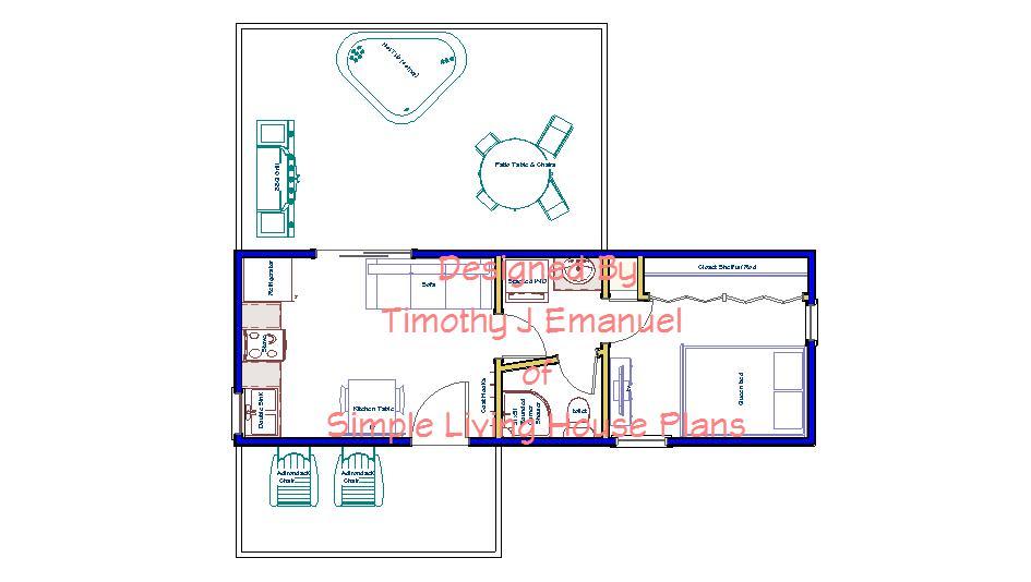 314sqft - 10'x31' - 1bedrm/1bath-Tiny House design - ala cart