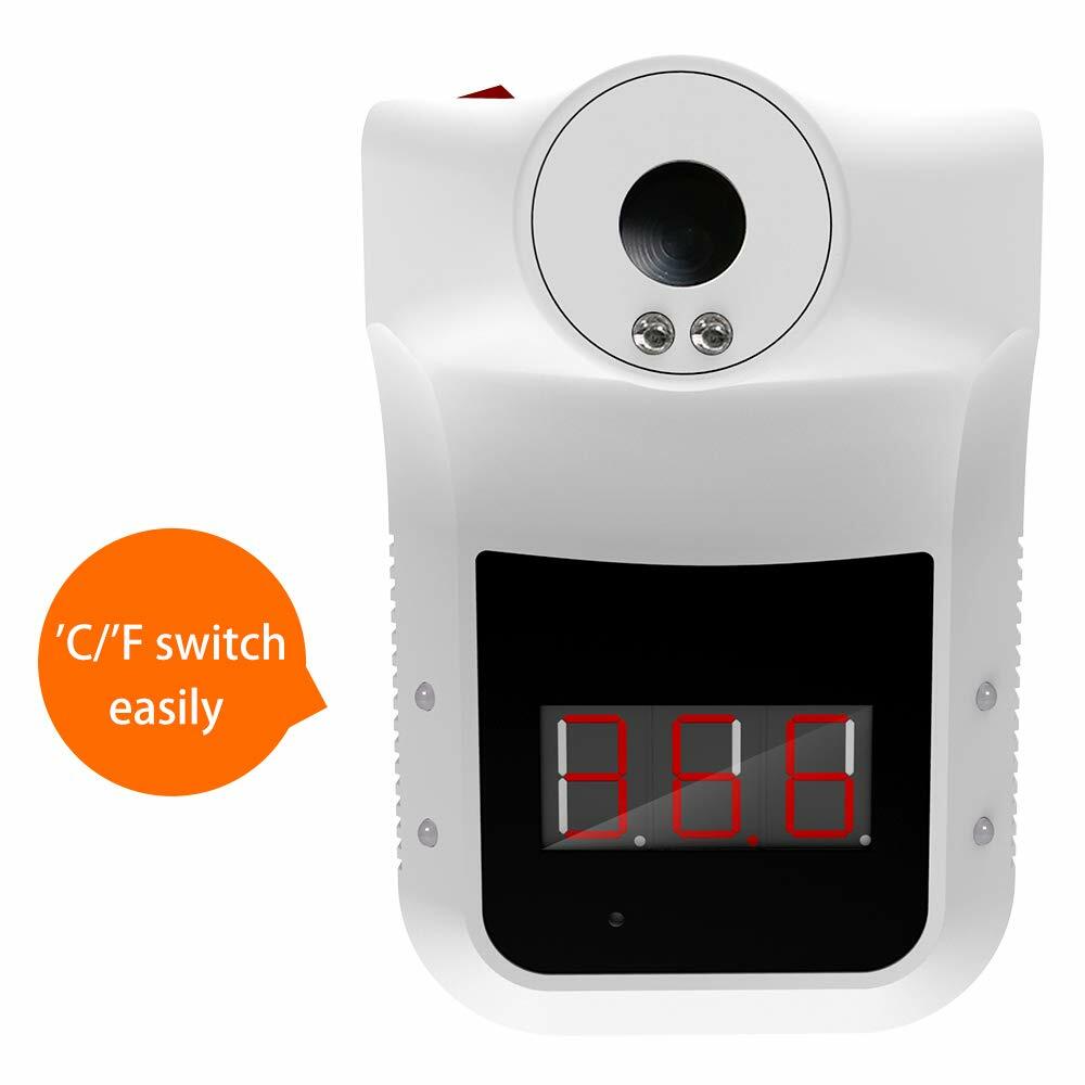 Automatic Wall-Mounted Non-Contact Forehead Digital LCD Thermometer Infrared