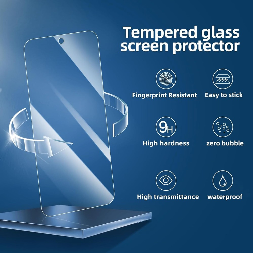 3-Pack 9H Tempered Glass Screen Protector For Google Pixel 9 Pro / 9 Pro XL