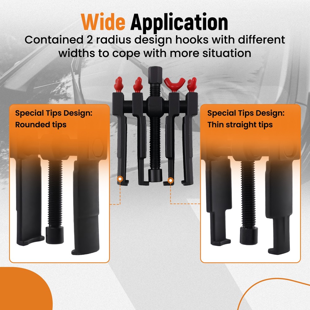 Heavy-Duty Adjustable Steel Windshield Wiper Arm Puller Removal Tool Universal