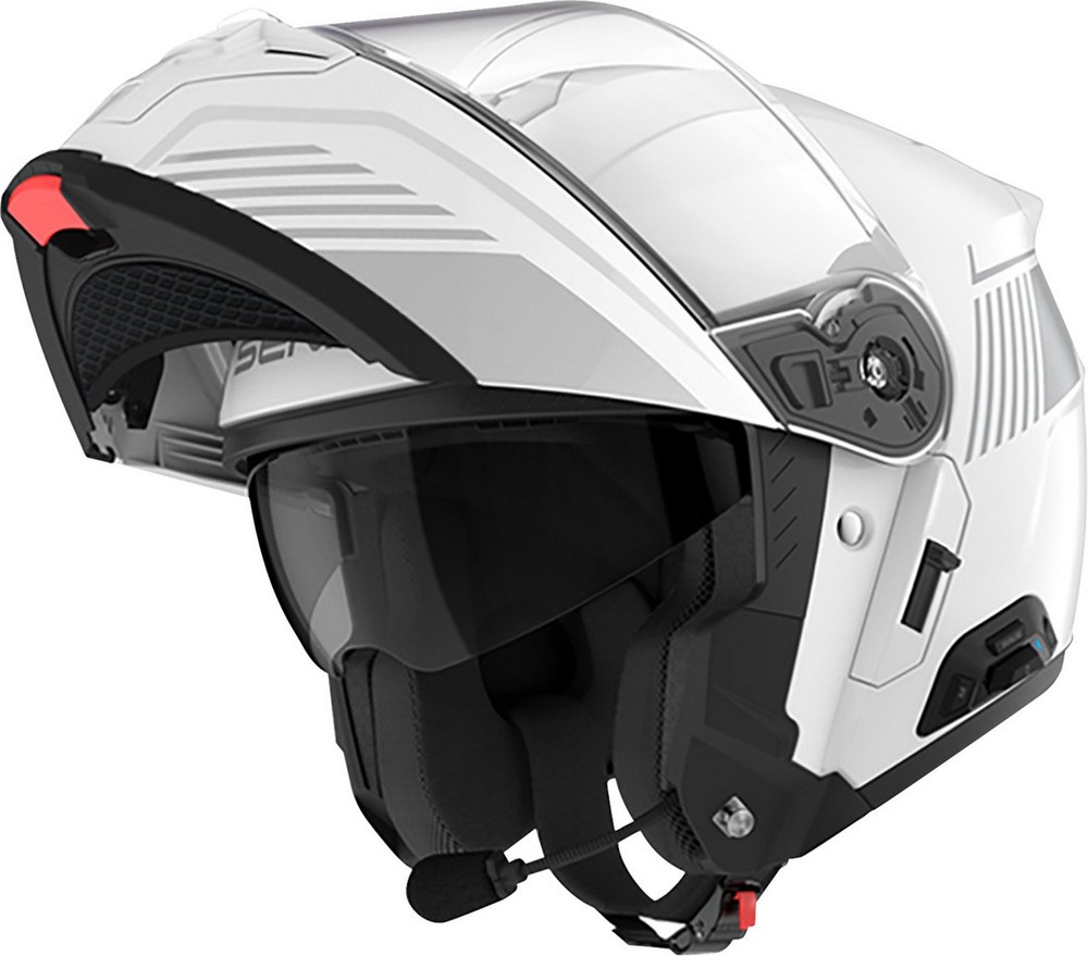 SENA Specter Modular Motorcycle Helmet Gloss White