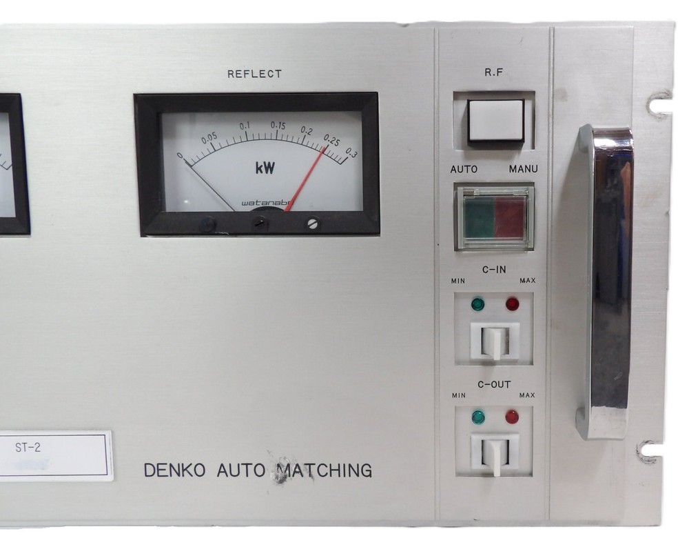 Denko ST-2A RF Auto Matching Unit with ALIM-2 Untested Surplus
