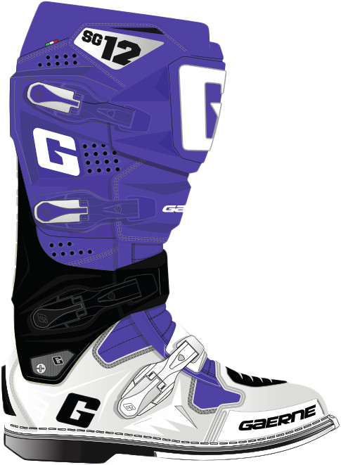 Sg12 Le Boot Purple/Black/White 10