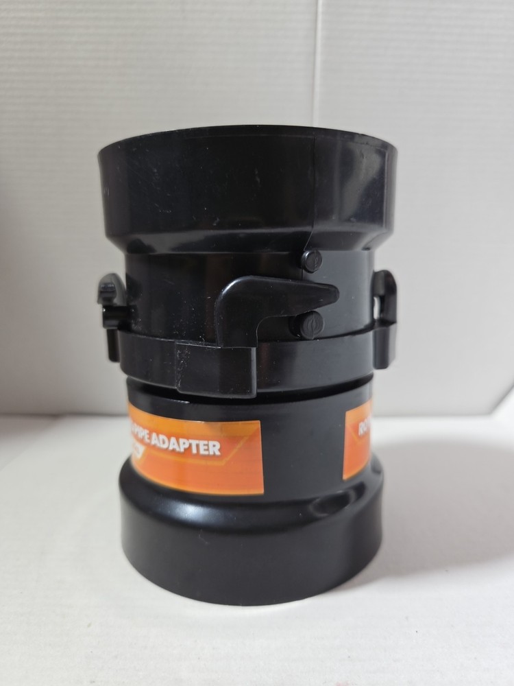 TonGass (Combo Pack) RV Sewer Hose Fitting Adapter Not Threaded Port, Black