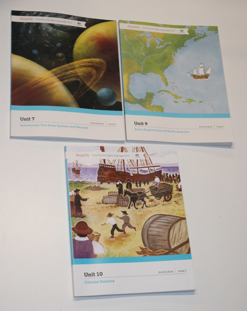 Amplify Core Knowledge Language Arts Grade 3 Units 7 9 10 Skills Activity Books