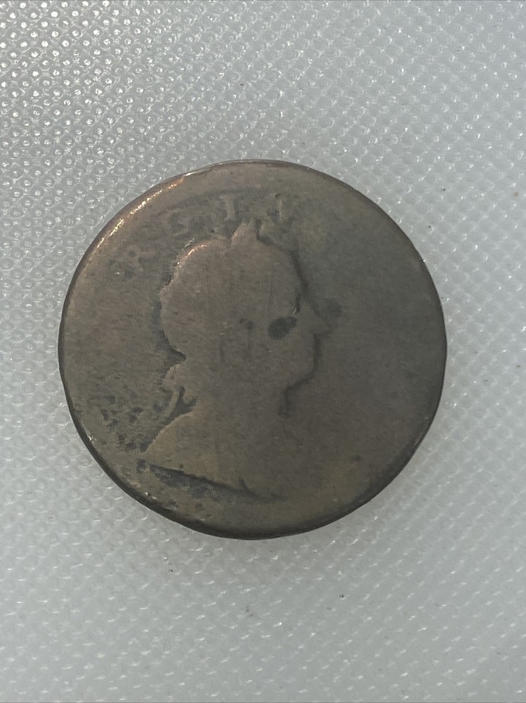 1723 Great Britain Halfpenny AB