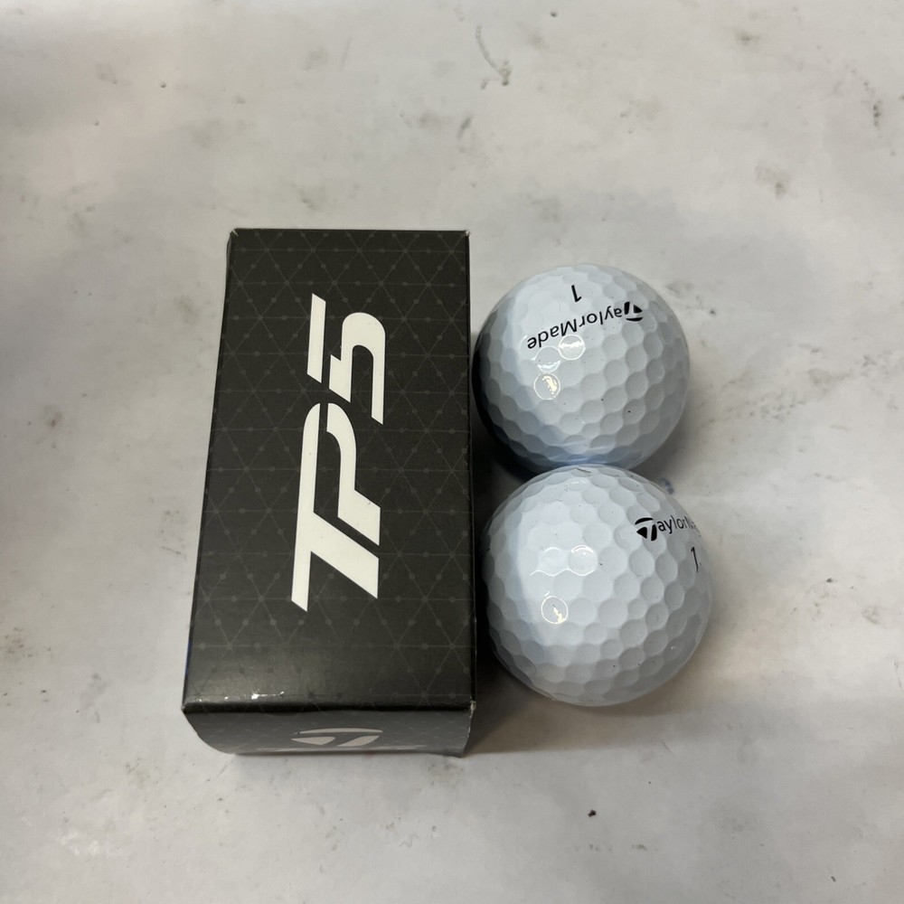TaylorMade TP5 White Balls Qty 2
