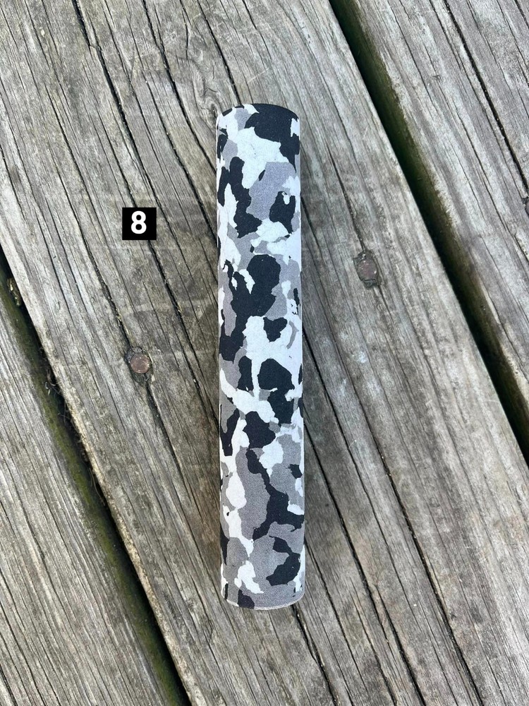 6" Rod Building Wrapping Camo colored foam Handles