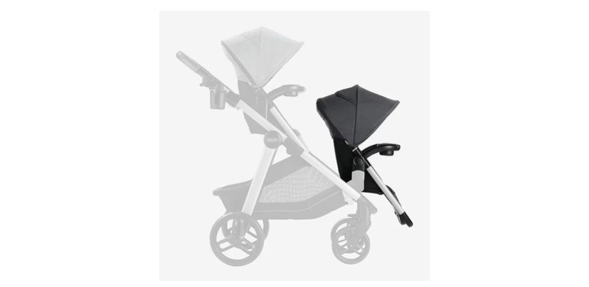 Graco Modes Nest2Grow Stroller Second Seat in black