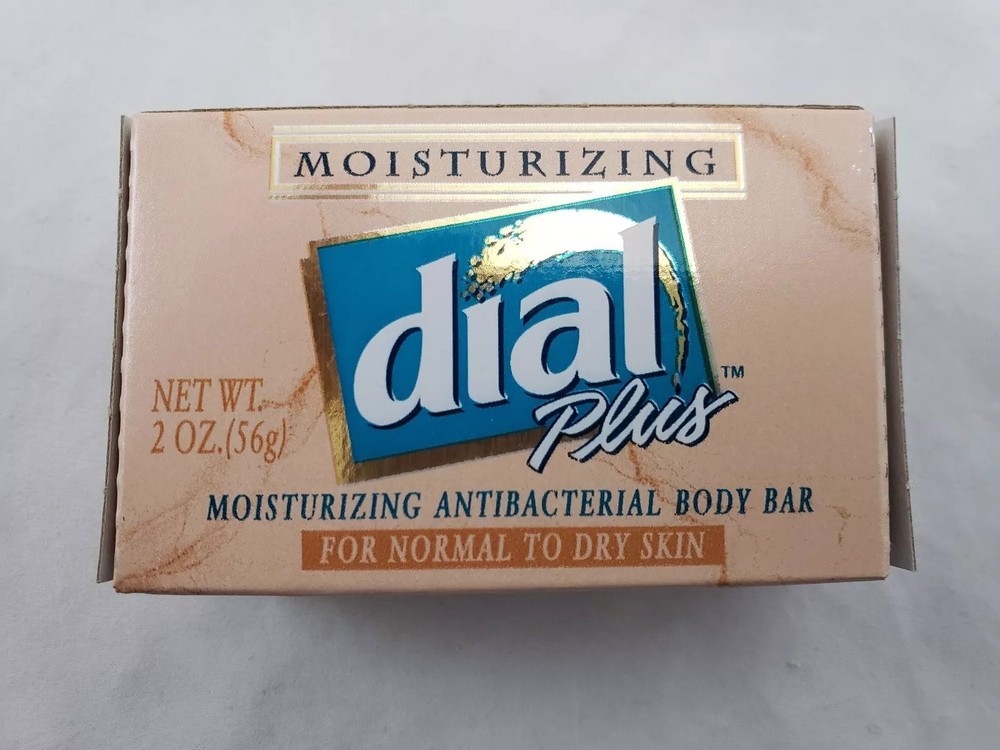 Vintage Rare Dial Plus Moisturizing Antibacterial Body Bar 2 oz. Sample