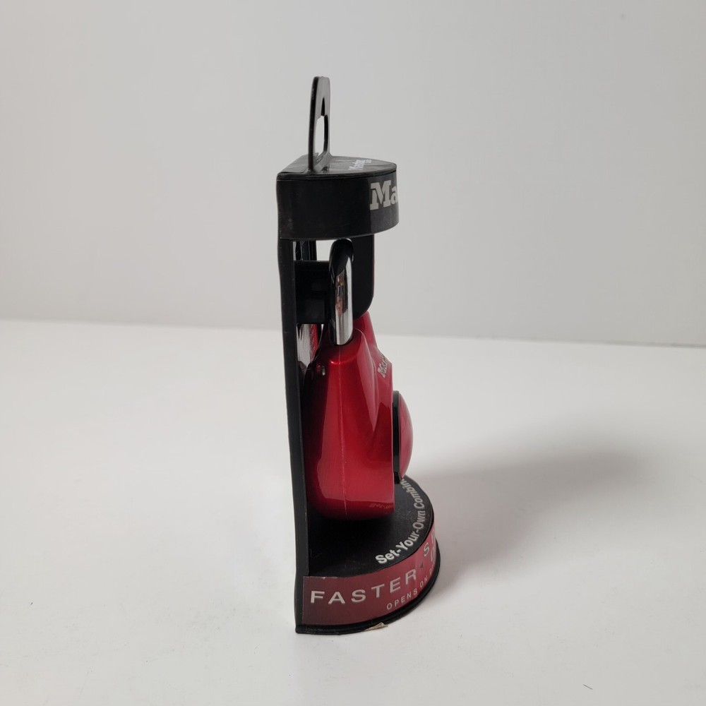 Master Lock 1500ID Speed Dial Combination Lock Red New (Other)