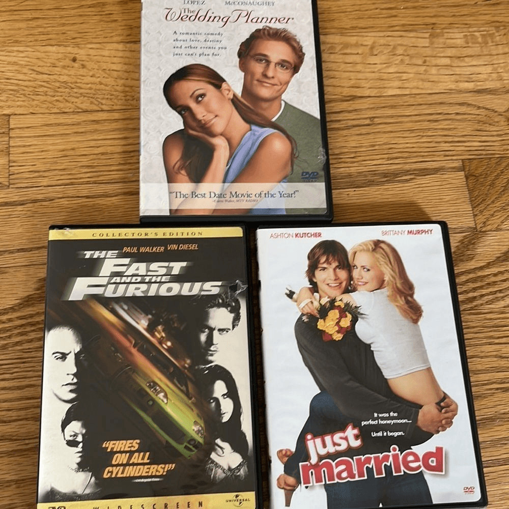 Action and Romantic Comedy Bundle- 3 DVDs