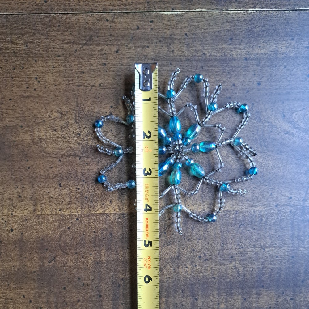 Vintage Handmade Beaded Flower