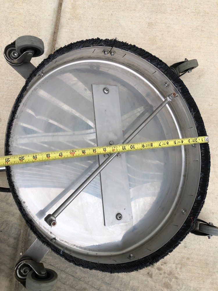 Mosmatic 21" Rotary Surface Cleaner With Handle