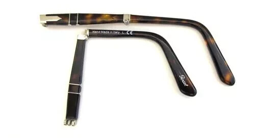Persol 714 24 Foldable - Replacement Temples - Havana 140 Mm