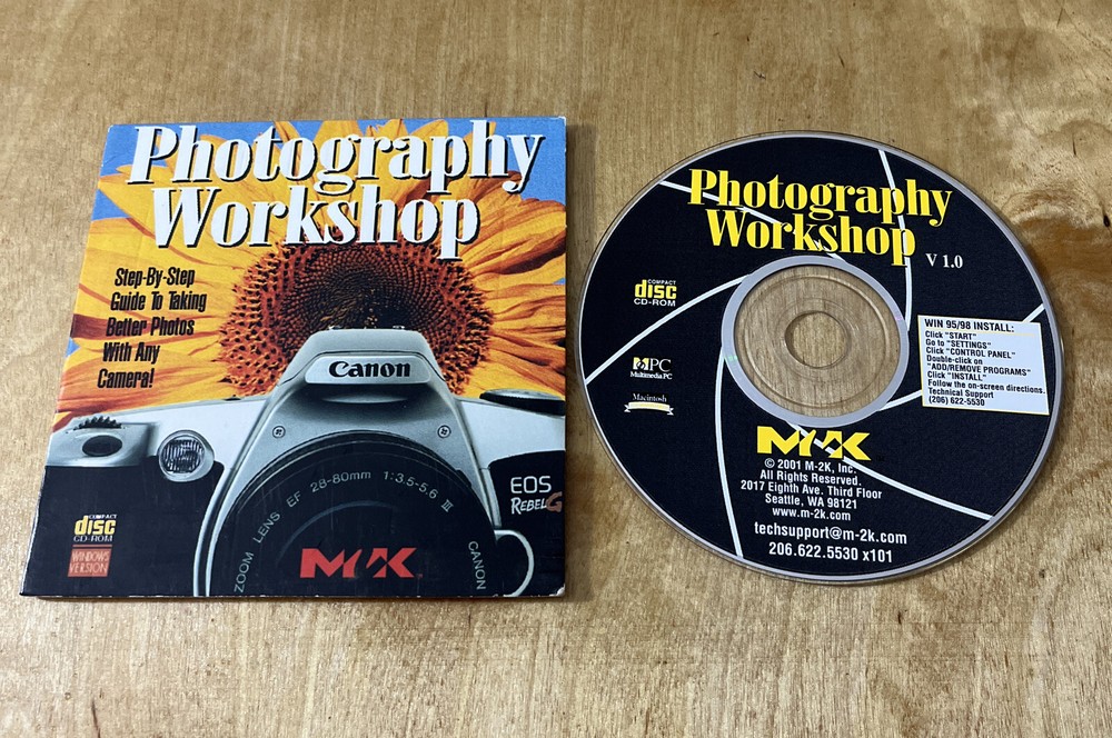 Canon Photography Workshop CD ROM Disc Only 2000