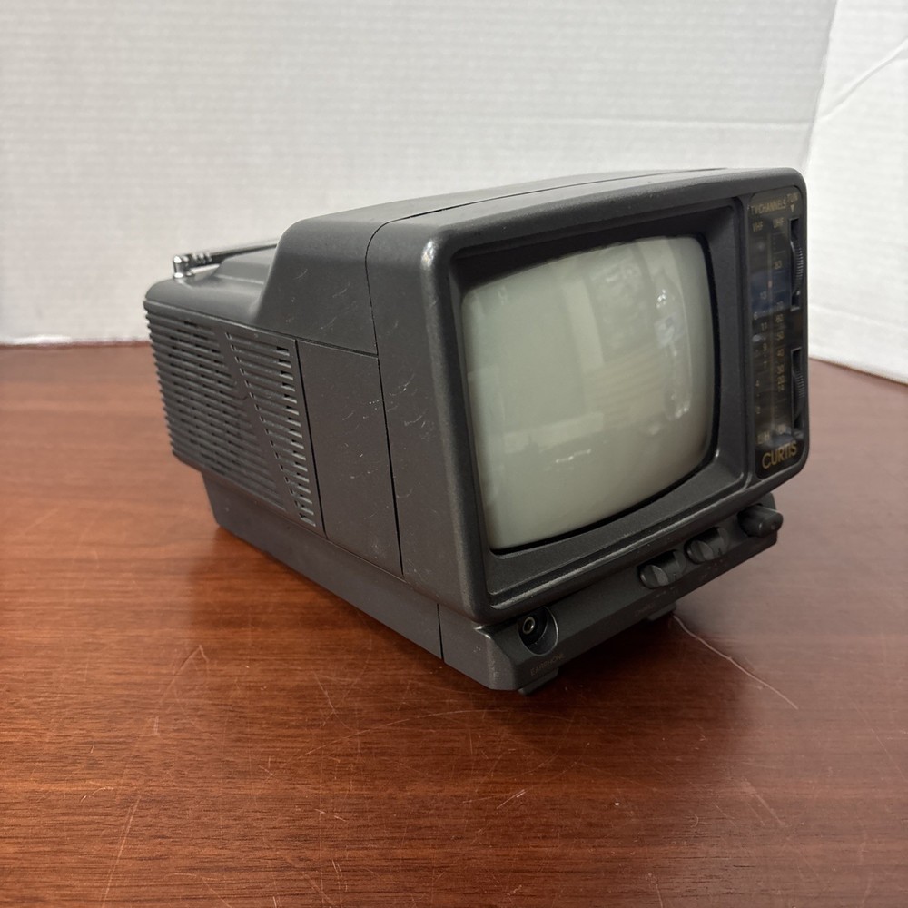Curtis 5” Black & White TV RT055 ***Working