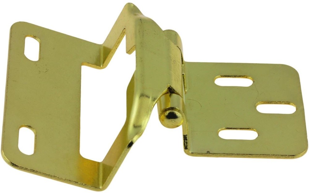 Semi-Wrap - 3/4" Overlay - 2-way Adjustable Hinge - Brass Plated