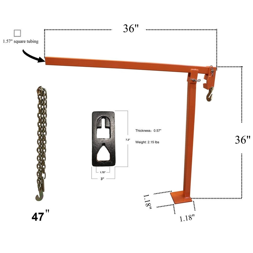T Post Puller Fence Post Puller Heavy Duty Fence Post Puller with 47" Lifting...