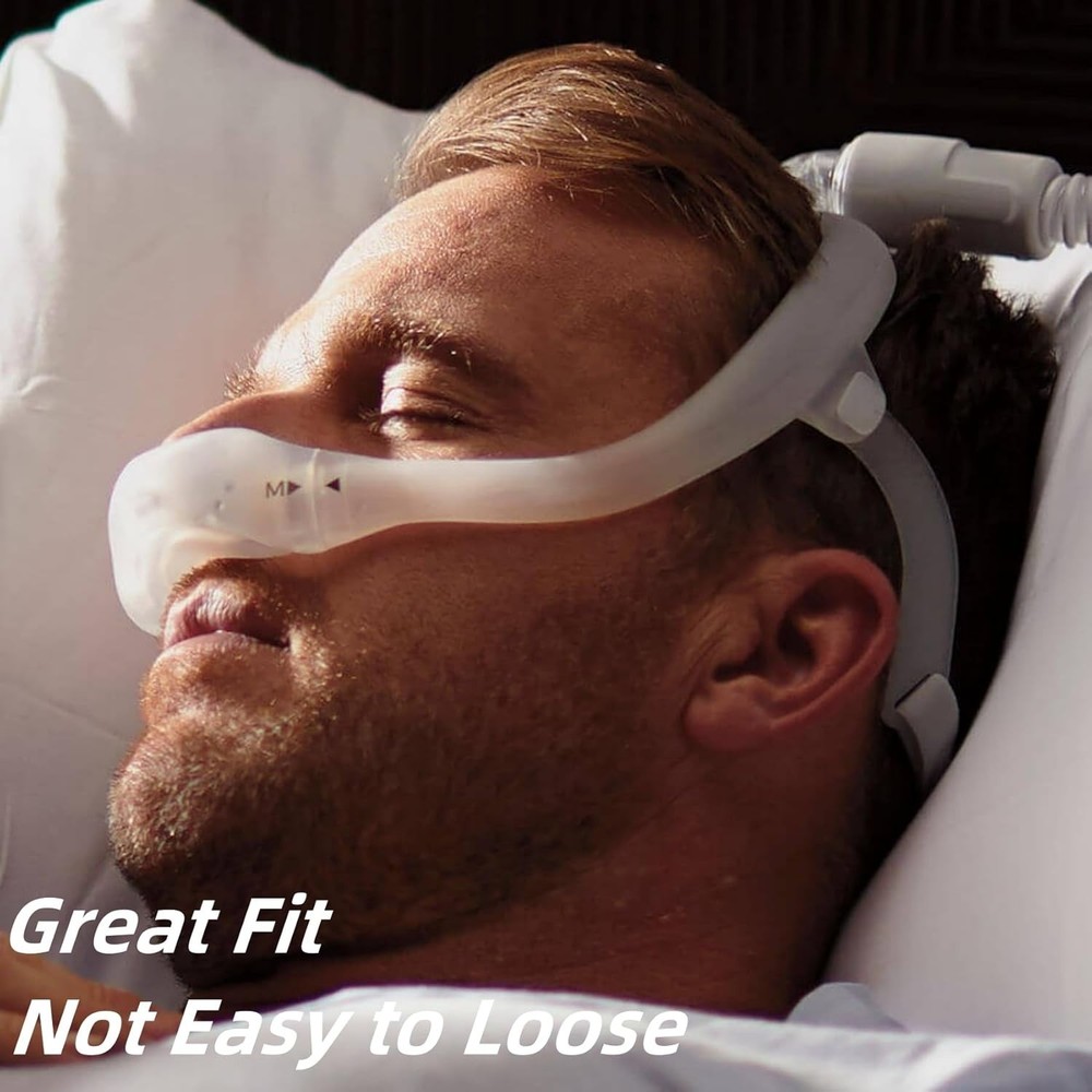 2-Pack Adjustable DreamWear Headgear Straps - Soft & Comfy Fabric Design